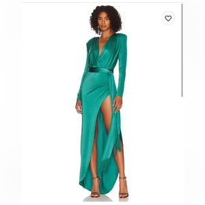 Bronx and Banco Maxi dress in Teal
